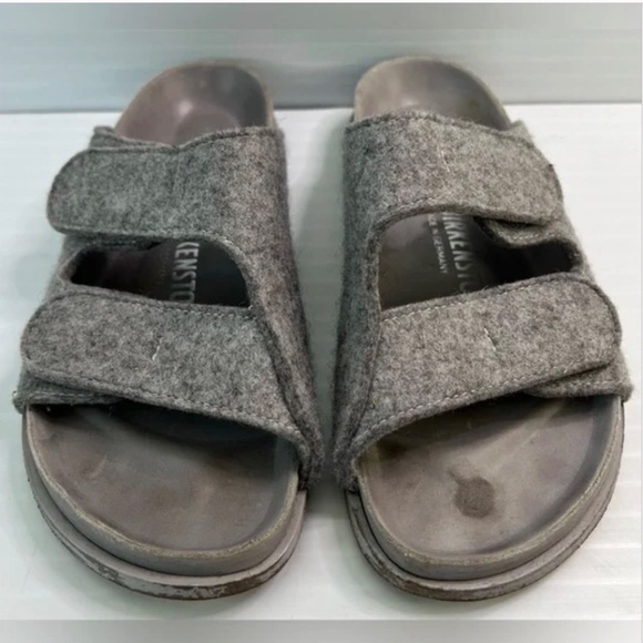 $450 Birkenstock x Toogood Women's Gray Forager Felt Slide Sandals 37 EU/6 US - Picture 5 of 8